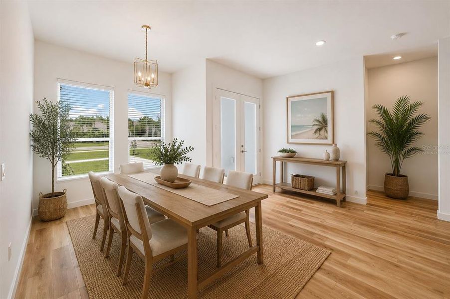 Furnished interior view inside a new home in , Punta Gorda (Image 12).