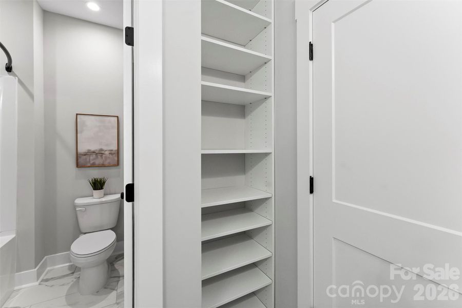 Furnished interior view inside a new home in , York (Image 10).