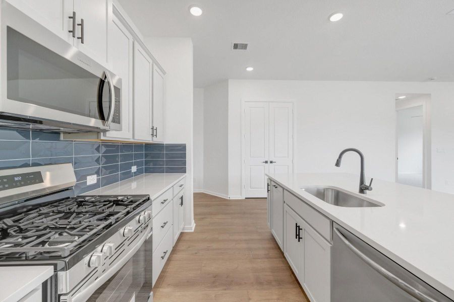 Furnished interior view inside a new home in Escondido - Terrace Collection, Magnolia (Image 9).