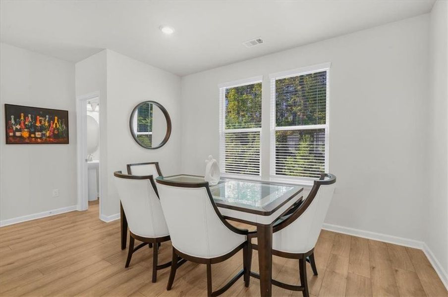 Furnished interior view inside a new home in , Atlanta (Image 7).