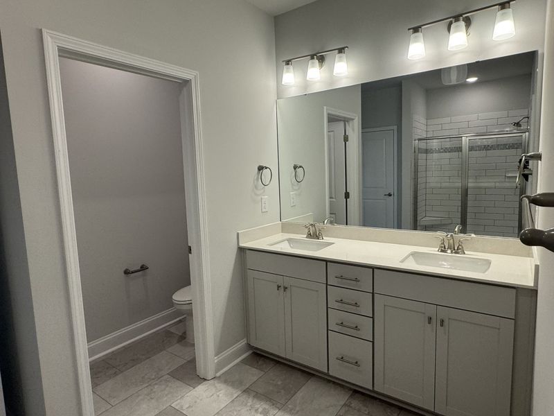 Furnished interior view inside a new home in Crystal Village, Albemarle (Image 8).