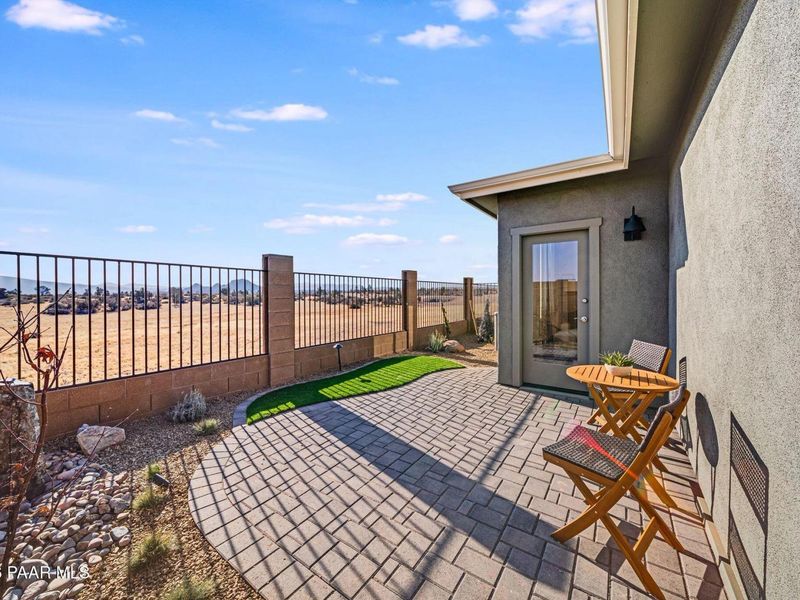 Exterior details and patio area of a home in South Ranch Southern Collection, Prescott (Image 18).