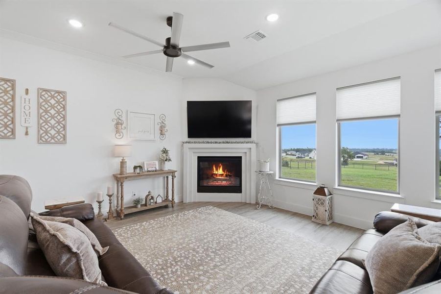 Furnished interior view inside a new home in Gatlin Ranch, Springtown (Image 8).