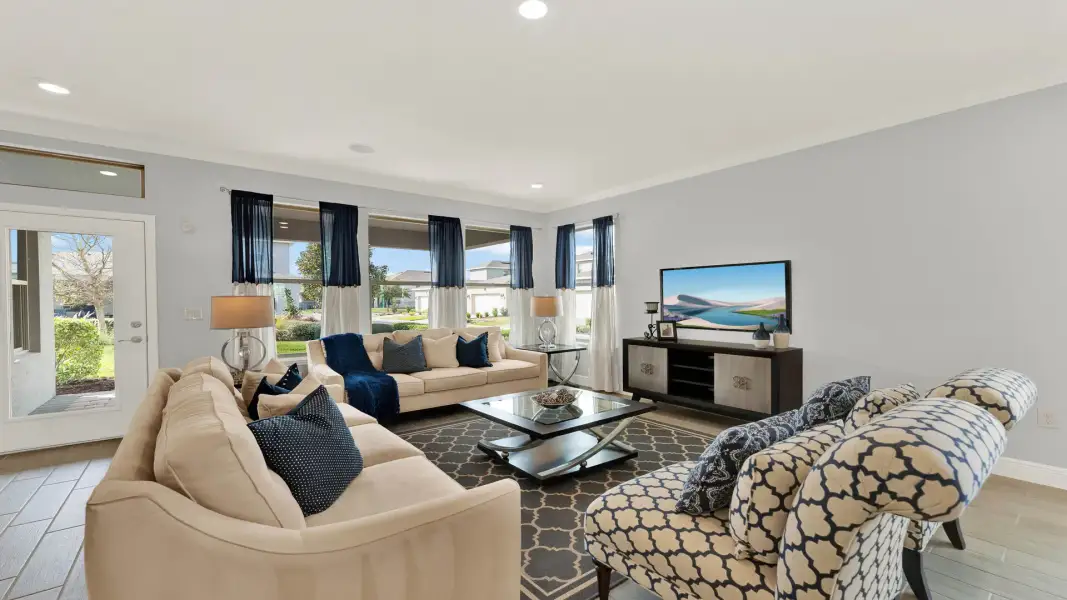 Furnished interior view inside a new home in Waterleigh, Winter Garden (Image 11). Furnished interior view inside a new home in Waterleigh, Winter Garden (Image 11).