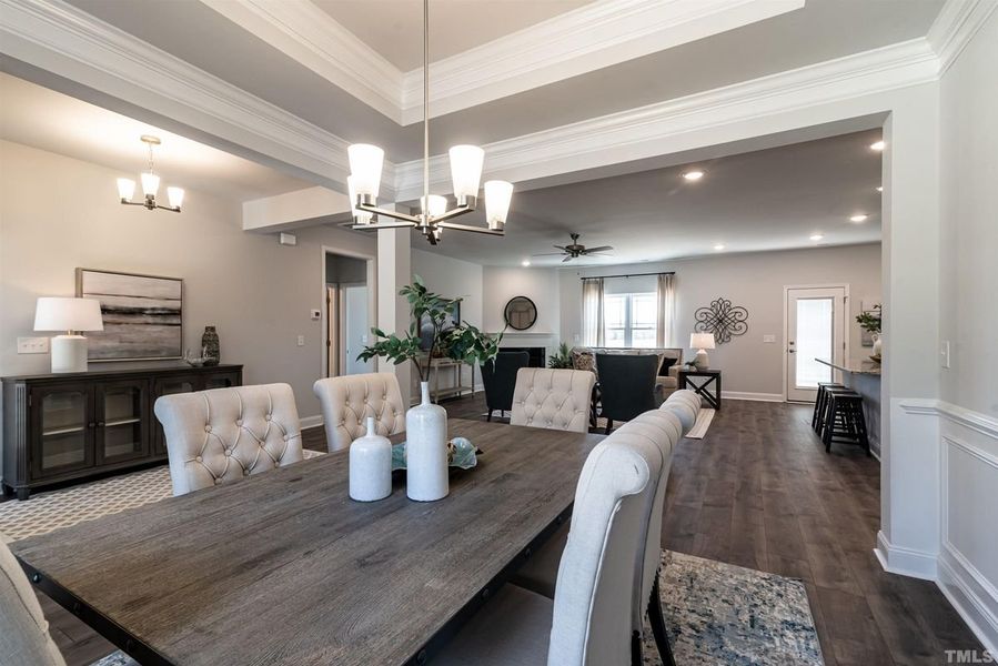 Representative furnished interior of a home built from the 1826 by Adams Homes in Copper Creek, Winterville (Image 8).