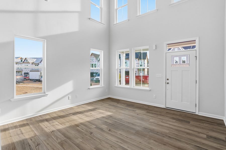 Spacious, unfurnished interior of a new home in Ovation at Sweetbrier, Durham (Image 21).