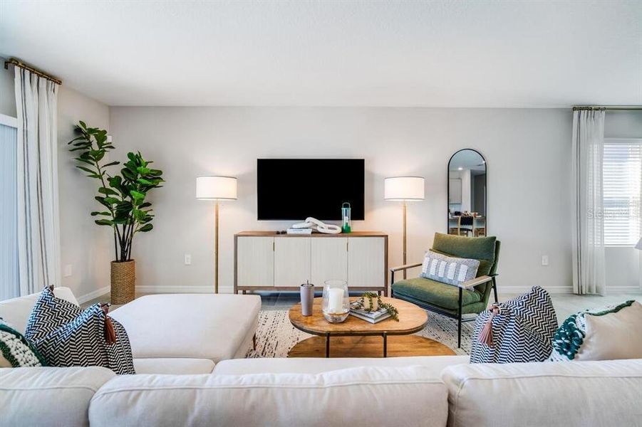 Furnished interior view inside a new home in Waterstone, Groveland (Image 21).