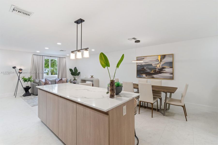 Furnished interior view inside a new home in , Fort Lauderdale (Image 9).
