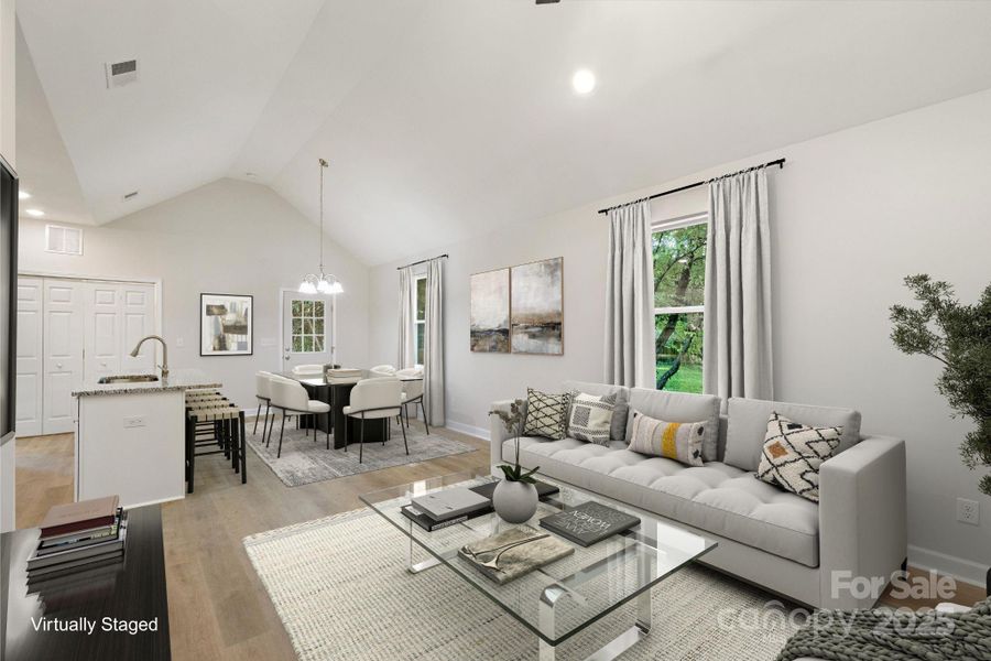 Furnished interior view inside a new home in , Statesville (Image 11). Furnished interior view inside a new home in , Statesville (Image 11).