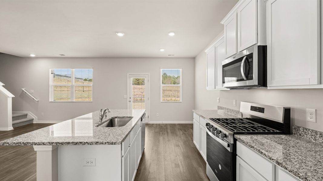 Furnished interior view inside a new home in Byrd Village, Graniteville (Image 4).