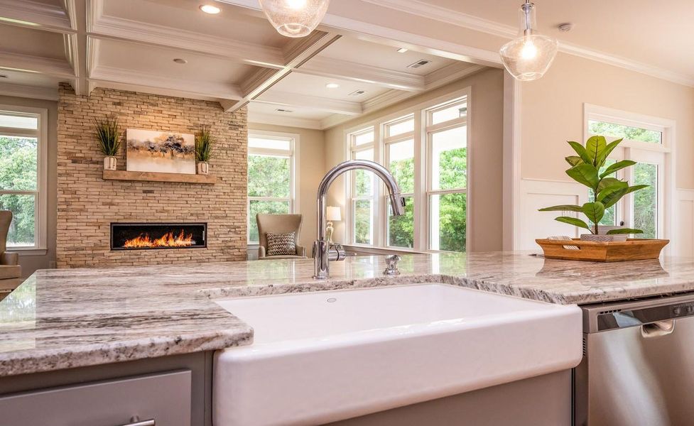 Representative interior finishes for a home built from the Berkeley by Greybrook Homes in Harbor Watch, Statesville (Image 23).