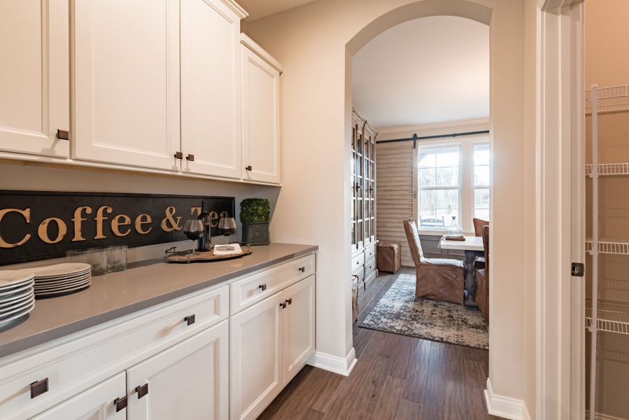 Furnished interior view inside a new home in The Estates and Meadows at Floyds Fork, Louisville (Image 14).