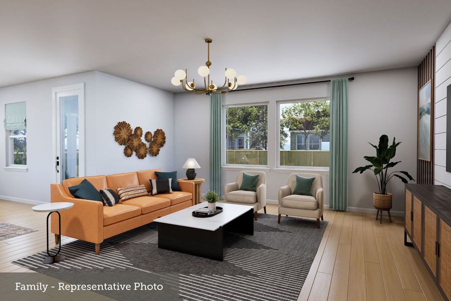 The Castanie - Family Room