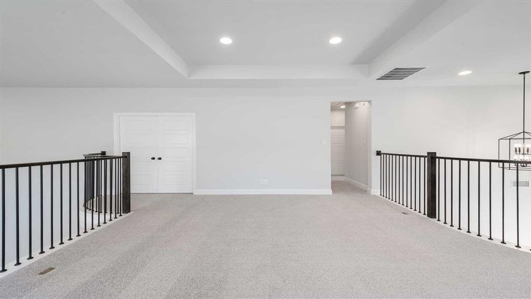 Spacious, unfurnished interior of a new home in The Heights At Uptown Celina 50', Celina (Image 21).