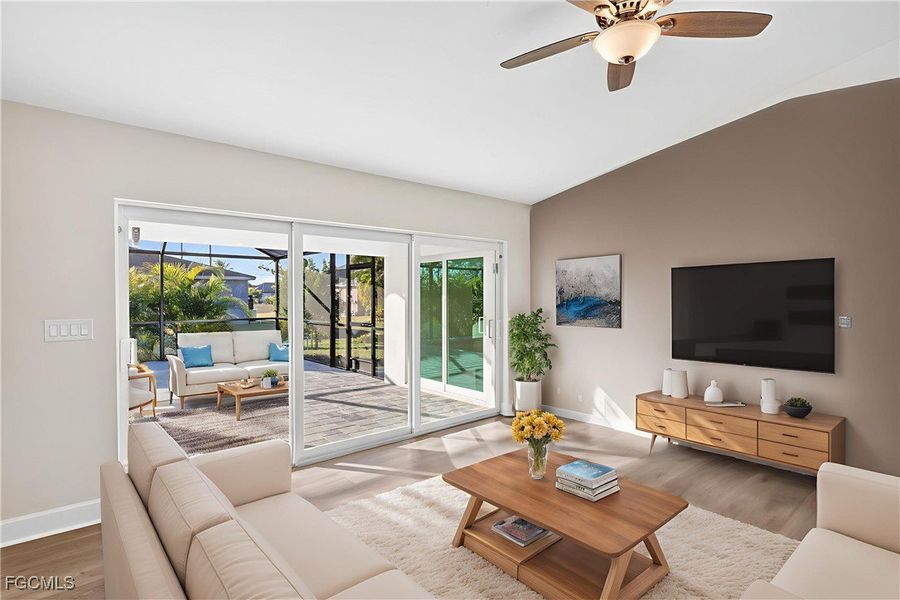 Furnished interior view inside a new home in Cape Coral, Cape Coral (Image 5).