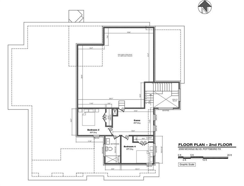 2D floor plan layout of this home in , Pottsboro, TX (Image 5). 2D floor plan layout of this home in , Pottsboro, TX (Image 5).