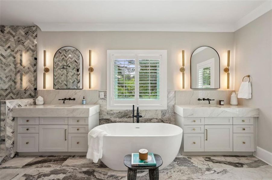 Furnished interior view inside a new home in , Brookhaven (Image 16).