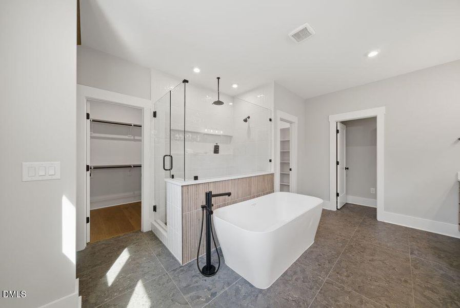 Double Closet in Bathroom Double Closet in Bathroom