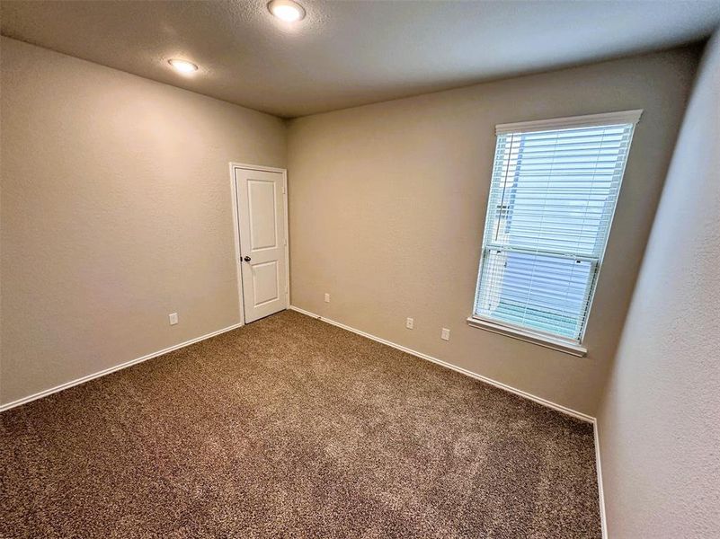 Bedroom 2 is roomy & has a walk in closet