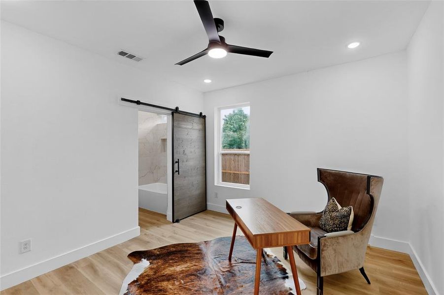 Furnished interior view inside a new home in , Dallas (Image 11). Furnished interior view inside a new home in , Dallas (Image 11).