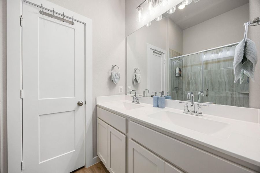 Furnished interior view inside a new home in Marvida, Cypress (Image 24).