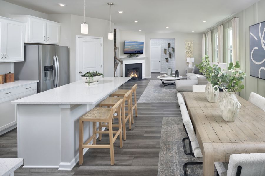 Briana Model Kitchen and Gathering Room