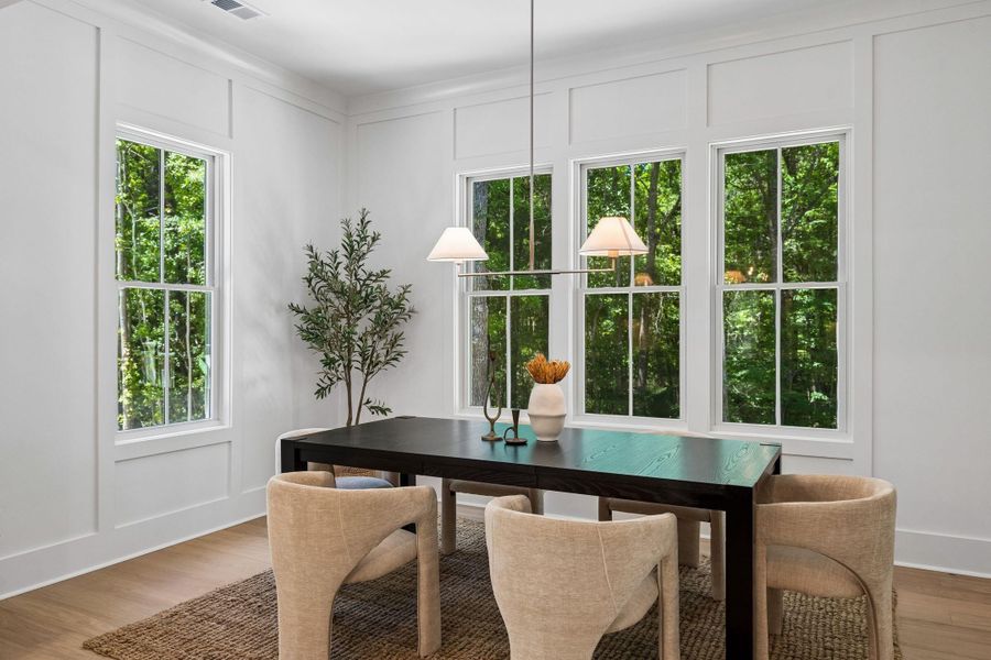 Furnished interior view inside a new home in , Charleston (Image 13).