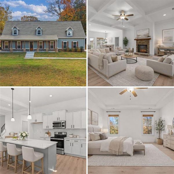 Furnished interior view inside a new home in , Villa Rica (Image 19).