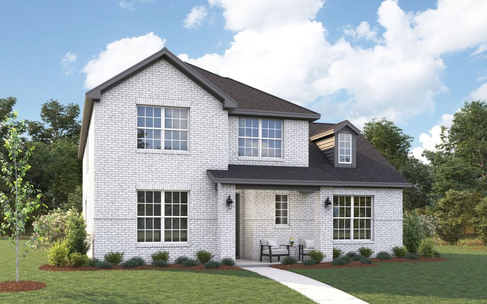 The Lavon - Traditional Elevation The Lavon - Traditional Elevation