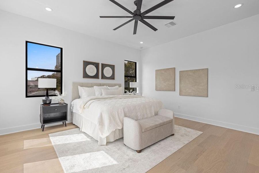 Furnished interior view inside a new home in , Tampa (Image 9). Furnished interior view inside a new home in , Tampa (Image 9).