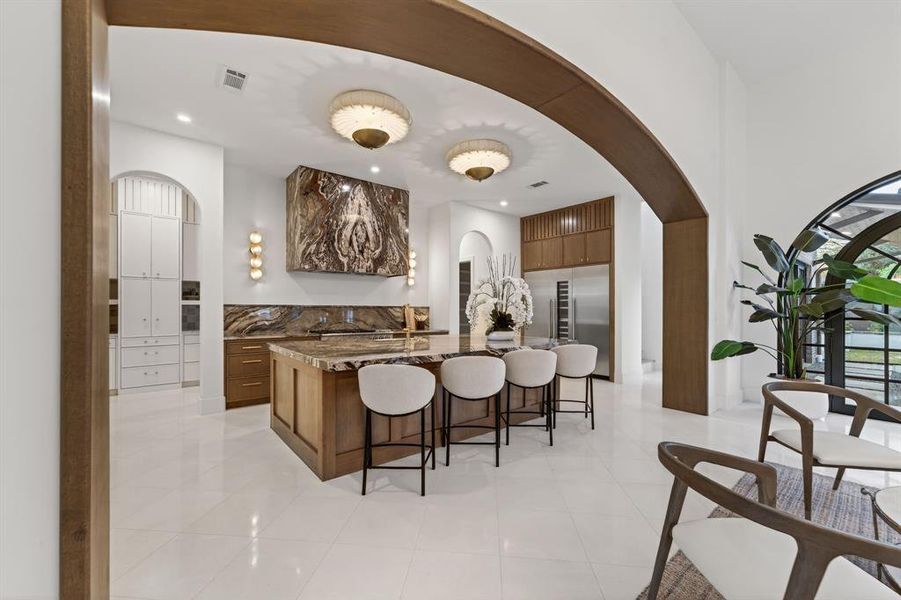 Furnished interior view inside a new home in , Dallas (Image 17).