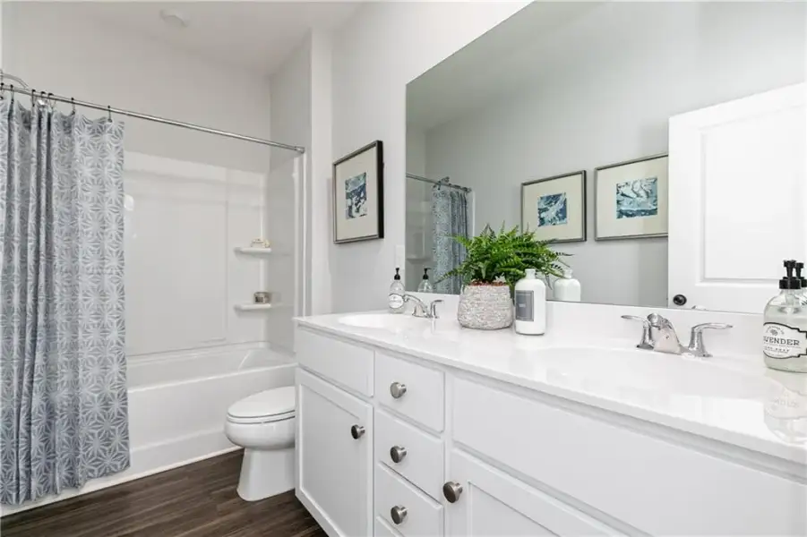 Furnished interior view inside a new home in Madison at Buice Lake, Acworth (Image 15).