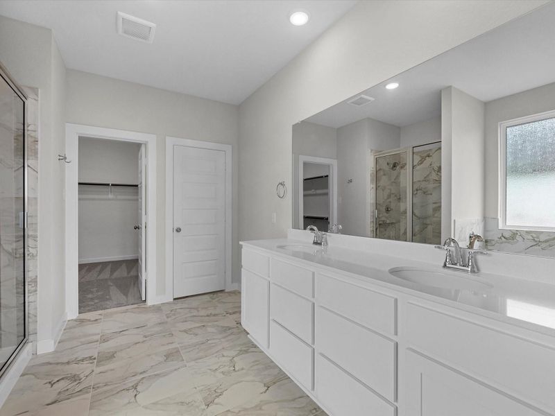 Furnished interior view inside a new home in Mason Woods, Cypress (Image 10).