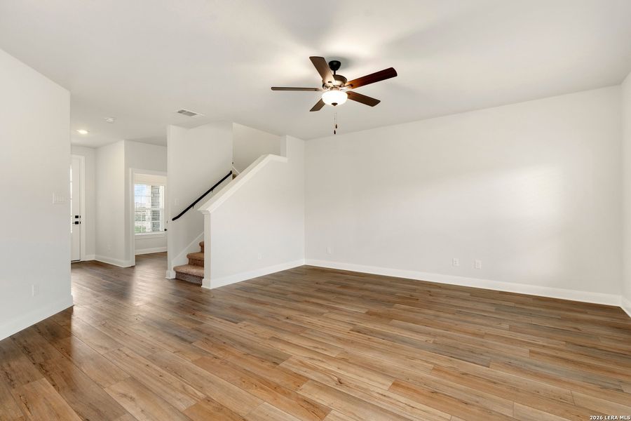 Spacious, unfurnished interior of a new home in Hightop Ridge, Converse (Image 9).