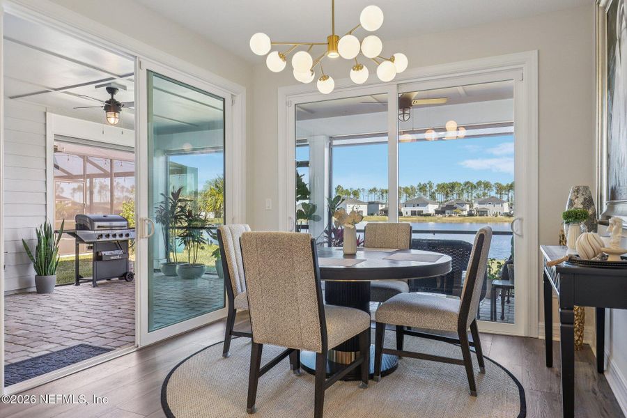 Furnished interior view inside a new home in , St. Augustine (Image 44).