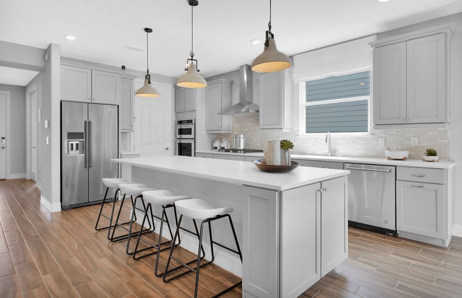 Furnished interior view inside a new home in Crescent Cove, Myrtle Beach (Image 9). Furnished interior view inside a new home in Crescent Cove, Myrtle Beach (Image 9).