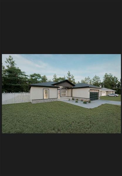 Front exterior of a new home in , Ocala, FL, highlighting curb appeal (Image 8).