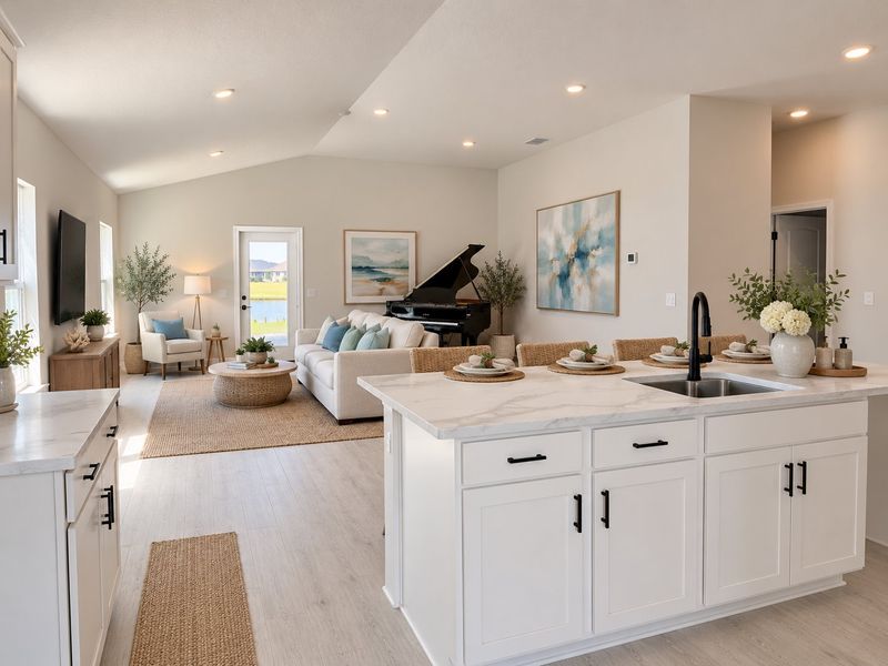 Furnished interior view inside a new home in St. John's Preserve, Palm Bay (Image 7).