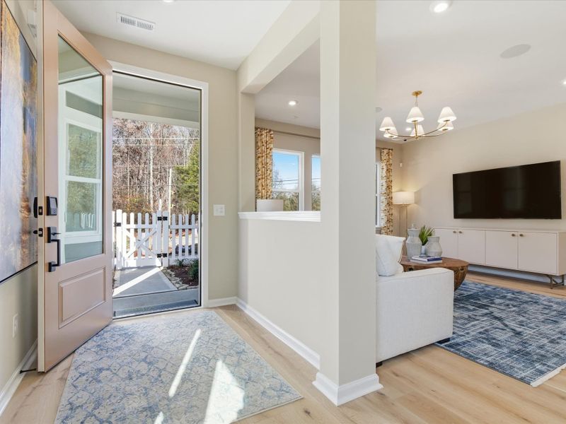 Representative furnished interior of a home built from the Fisher by Tri Pointe Homes in Ellis Townes, Charlotte (Image 13). Representative furnished interior of a home built from the Fisher by Tri Pointe Homes in Ellis Townes, Charlotte (Image 13).
