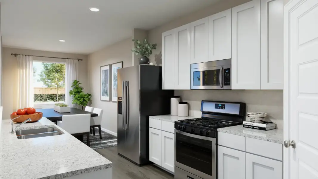 Representative furnished interior of a home built from the The Emerald by Legend Homes in River's Edge, Conroe (Image 12).