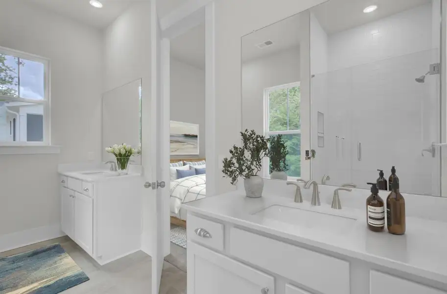 Furnished interior view inside a new home in , Johns Island (Image 32).