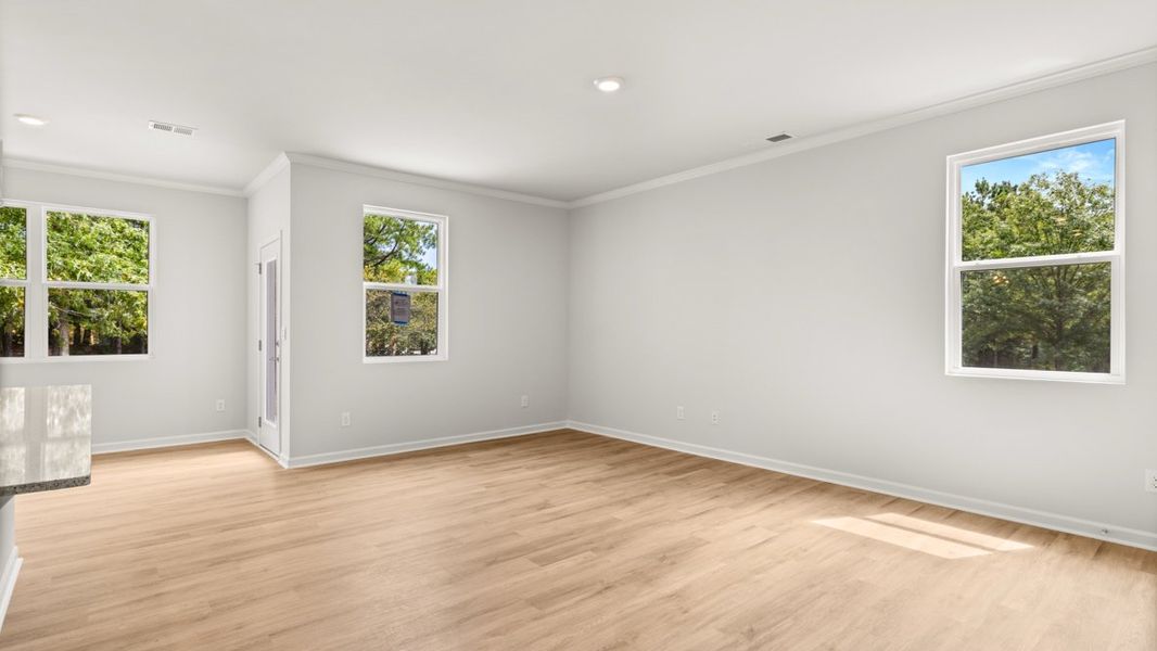 Representative unfurnished interior of a home built from the Salem by D.R. Horton in Sheffield Highlands, Dallas (Image 18).