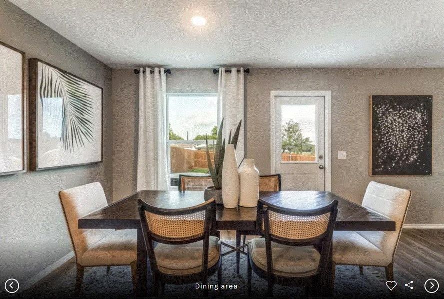 Photo of Centex model home with same floor plan, not of actual home listed.