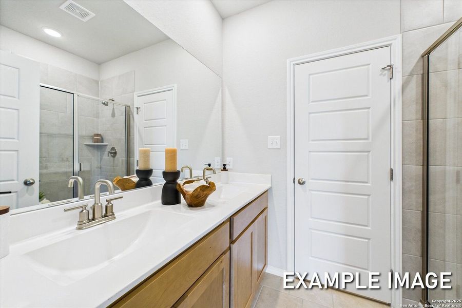 Furnished interior view inside a new home in Agave, San Antonio (Image 24).