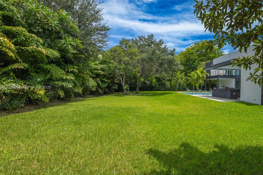 Private Fenced Backyard