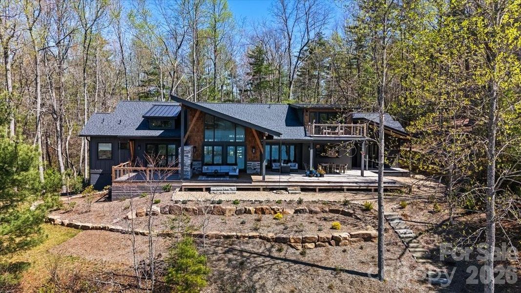 In-progress construction of a new home in , Brevard, NC (Image 37).
