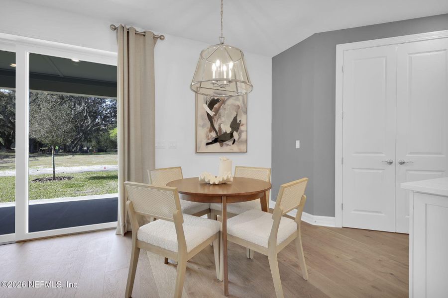 Furnished interior view inside a new home in , Jacksonville (Image 16).