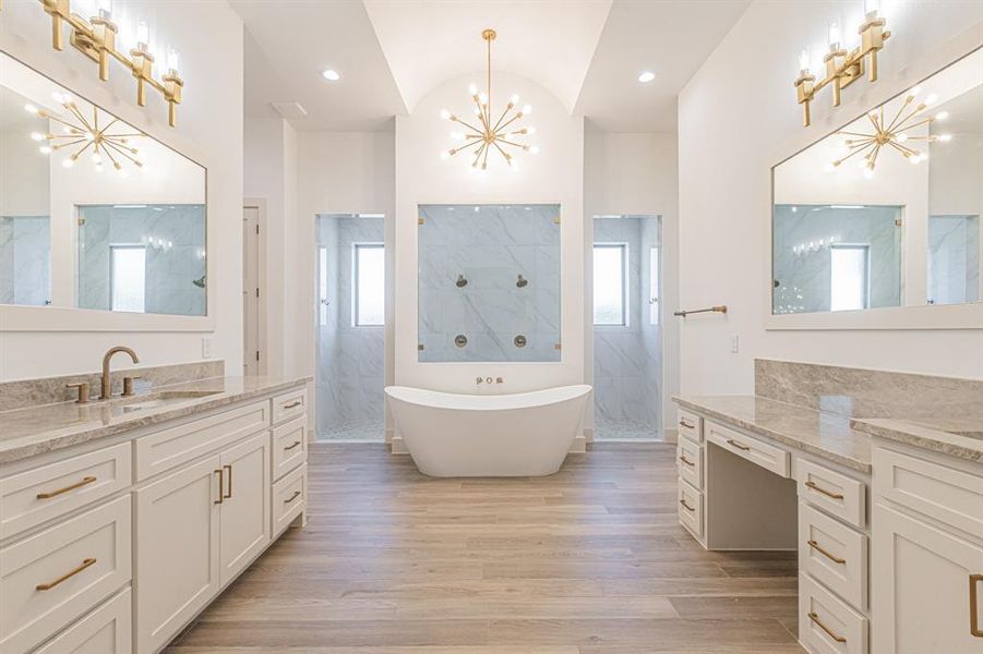 Furnished interior view inside a new home in , Northlake (Image 14).