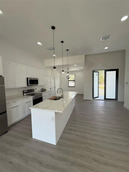 Furnished interior view inside a new home in , Clewiston (Image 3). Furnished interior view inside a new home in , Clewiston (Image 3).