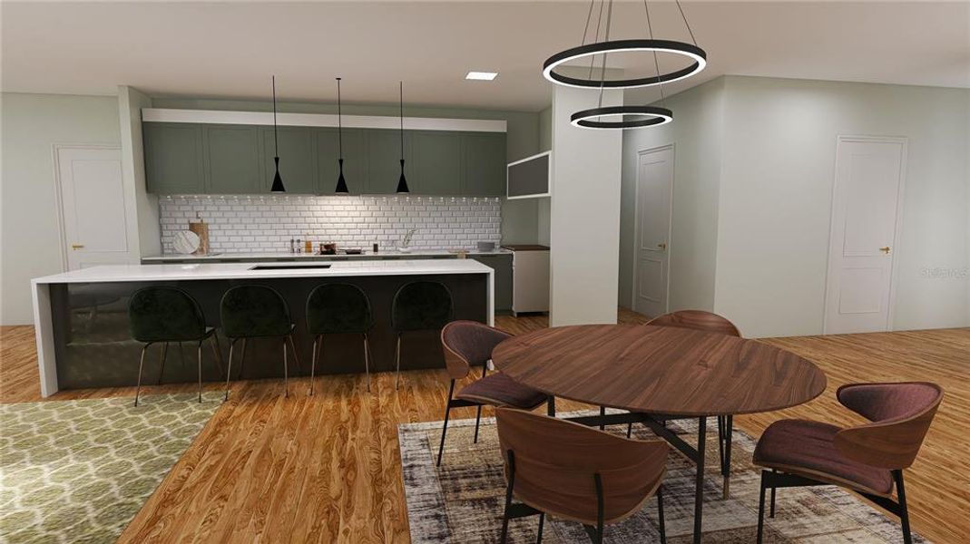 Furnished interior view inside a new home in , Homosassa (Image 17).